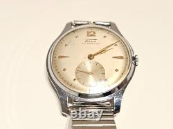 VINTAGE RARE OVERSIZE 37mm MEN'S SWISS MECHANICAL WATCH TISSOT 15J. /1940-1949