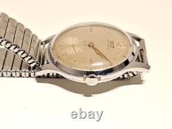 VINTAGE RARE OVERSIZE 37mm MEN'S SWISS MECHANICAL WATCH TISSOT 15J. /1940-1949