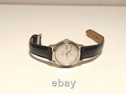 VINTAGE RARE SWISS 29mm WHITE GOLD PLATED LADIES AUTOMATIC WATCHLUIGI BORELLI