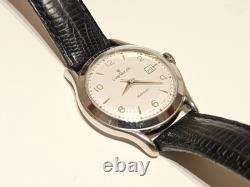VINTAGE RARE SWISS 29mm WHITE GOLD PLATED LADIES AUTOMATIC WATCHLUIGI BORELLI