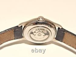 VINTAGE RARE SWISS 29mm WHITE GOLD PLATED LADIES AUTOMATIC WATCHLUIGI BORELLI