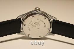 VINTAGE RARE WW2 ERA MILITARY STYLE SWISS MEN'S 32mm WATCH RILA 17 J