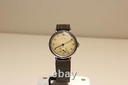 VINTAGE RARE WW2 ERA SUB SECOND SWISS MECHANICAL MEN'S 32mm WATCH ANCRE PRIMO