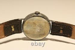 VINTAGE RARE WW2 ERA SUB SECOND SWISS MECHANICAL MEN'S 32mm WATCH ANCRE PRIMO