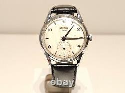 VINTAGE RARE WW2 ERA SWISS OVERSIZE 37mm MEN'S MECHANICAL WATCH ROAMER JUBILE