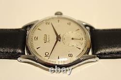 VINTAGE RARE WW2 ERA SWISS OVERSIZE 37mm MEN'S MECHANICAL WATCH ROAMER JUBILE