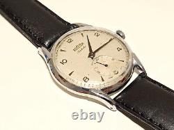 VINTAGE RARE WW2 ERA SWISS OVERSIZE 37mm MEN'S MECHANICAL WATCH ROAMER JUBILE
