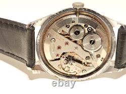 VINTAGE RARE WW2 ERA SWISS OVERSIZE 37mm MEN'S MECHANICAL WATCH ROAMER JUBILE