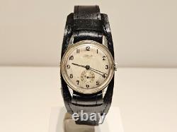 VINTAGE RARE WW2 MADE FOR BULGARIA MARKET MEN'S SWISS WATCH LEONIDAS BREGE 15j