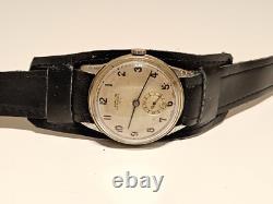 VINTAGE RARE WW2 MADE FOR BULGARIA MARKET MEN'S SWISS WATCH LEONIDAS BREGE 15j