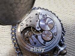 VINTAGE RARE swiss MADE POCKET WATCH OMEGA