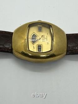 VINTAGE SICURA JUMP HOUR SELF WINDING AUTOMATIC WATCH SWISS Working Rare