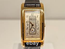 VINTAGE SWISS RARE TANK GOLD PLATED MEN'S LADIES WATCH SOLVIL et TITUS/ETA