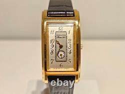 VINTAGE SWISS RARE TANK GOLD PLATED MEN'S LADIES WATCH SOLVIL et TITUS/ETA