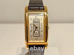 VINTAGE SWISS RARE TANK GOLD PLATED MEN'S LADIES WATCH SOLVIL et TITUS/ETA