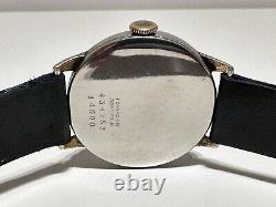 VINTAGE WW2 RARE OVERSIZE 37mm SWISS MEN'S MECHANICAL WATCH HERMES/ETA 853