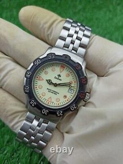 VINTAGE ZODIAC SWISS FORMULA WATCH RARE 90s SPORTS 200M SWISS