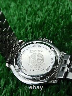 VINTAGE ZODIAC SWISS FORMULA WATCH RARE 90s SPORTS 200M SWISS