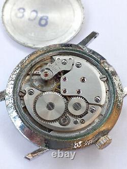 VINTAGE swiss made ULTRA RARE HIRSCH CAL. 156 unique watch Check it