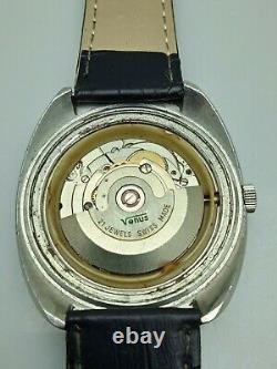 Venus Automatic Incabloc Divers Swiss Made Rare Vintage Watch