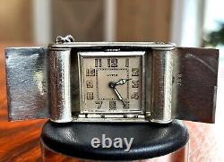 Very Rare 1920's Cyma Swiss Deco 15J Pocket/Key Chain Travel Watch Runs Strong