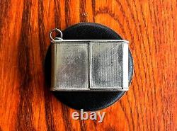 Very Rare 1920's Cyma Swiss Deco 15J Pocket/Key Chain Travel Watch Runs Strong