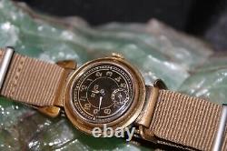 Very Rare Chrono Felsus 1940's Vintage Swiss Men's Military Style Watch