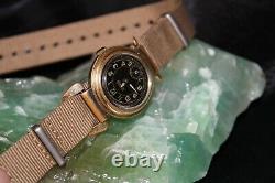 Very Rare Chrono Felsus 1940's Vintage Swiss Men's Military Style Watch