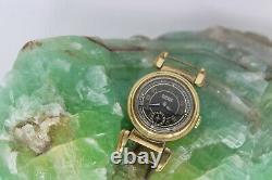 Very Rare Chrono Felsus 1940's Vintage Swiss Men's Military Style Watch