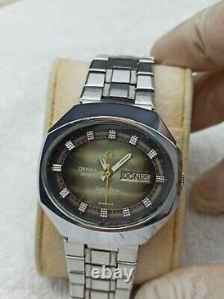 Very Rare Classic Watch ORFINA DESIGN GOLDEN FRAME Vintage Automatic Swiss Made