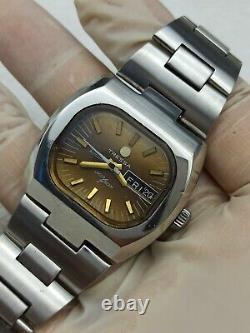 Very Rare Classic Watch TRESSA LASER BEAM Vintage Automatic Swiss 1970s Made