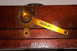 Very Rare Mahogany Vintage Large Format Camera Mostly By Swiss E. Suter Basel