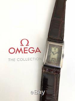 Very Rare OMEGA T17 Art Deco Diver Asimetric All Steel Vintage Swiss Watch