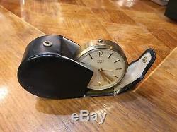 Very Rare Oris 1950s Vintage Clock 7 Jewels 8 Days Swiss Made Working Condition