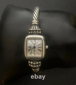 Very Rare VINTAGE Swiss Movt ANNE KLEIN Women's Sterling Ag 753S-New Battery