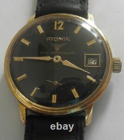 Very Rare Vintage Atomik-swiss Wrist Watch Men, S
