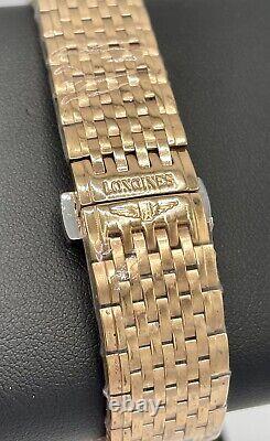 Very Rare Vintage Longines 18k Rose Gold 1Z Dial 36mm Swiss Automatic 1950's