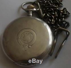 Very Rare-omega-silver O, 900-swiss Pocket Watch Men, S