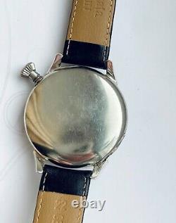 Vintage 1913`s Wide Face Enameled GRAND PRIX Paris 1900 rare Swiss Men`s Watch