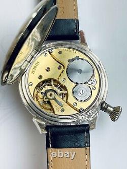 Vintage 1913`s Wide Face Enameled GRAND PRIX Paris 1900 rare Swiss Men`s Watch