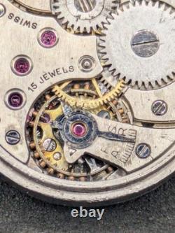 Vintage 1930s OMEGA Women's Watch Sector Mechanical Dial 15 Jewels Swiss