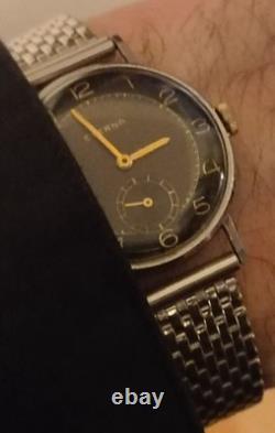 Vintage 1930s Swiss Eterna Bullseye Watch & Period Bracelet Beautiful & Rare