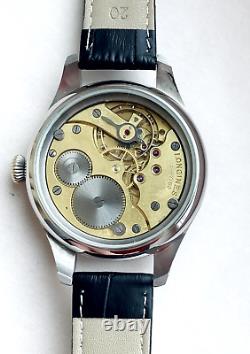 Vintage 1938`s New Cased Original movement UNIQUE rare Swiss Men`s Watch