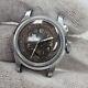 Vintage 1940's Harman Monopusher Chronograph Rare Single Button Chrono Swiss