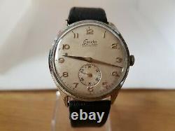 Vintage 1950's Oversized 35.25 MM Rare Gents RADO EXACTO 17 Jewels Swiss Watch