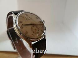 Vintage 1950's Oversized 35.25 MM Rare Gents RADO EXACTO 17 Jewels Swiss Watch