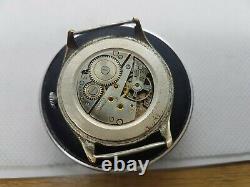 Vintage 1950's Oversized 35.25 MM Rare Gents RADO EXACTO 17 Jewels Swiss Watch