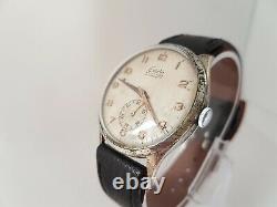 Vintage 1950's Oversized 35.25 MM Rare Gents RADO EXACTO 17 Jewels Swiss Watch