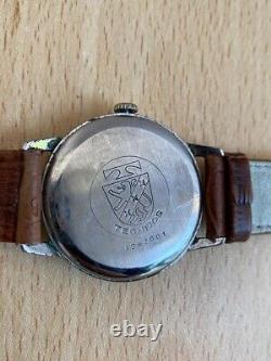 Vintage 1950s Rare Men's Technos AS 1130 15 Jewels Swiss Made 34mm Watch