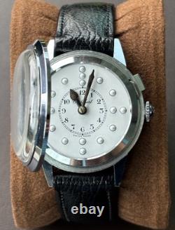 Vintage 1960's Cortebert Braille Grand Prix Swiss Watch (Very Rare) (Works)